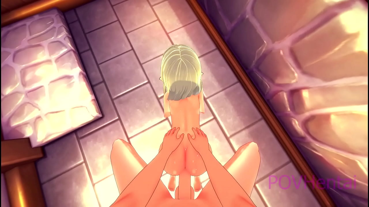 (Trap) Bidh maighdeann Elvish gad chuideachadh gus d’ aghaidh a nighe.